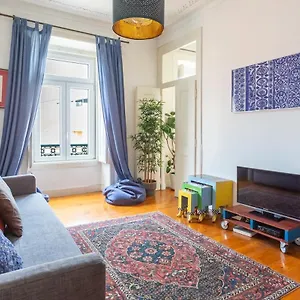  Apartment Bright 2 Bedroom 100m From Av. Liberdade Portugal